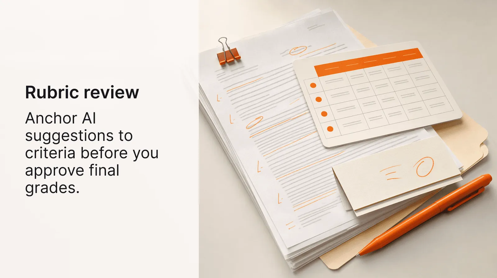 TutorFlow assessment supporting visual for AI Grading That Faculty Actually Trust: Rubrics, Overrides, and Audit Trails