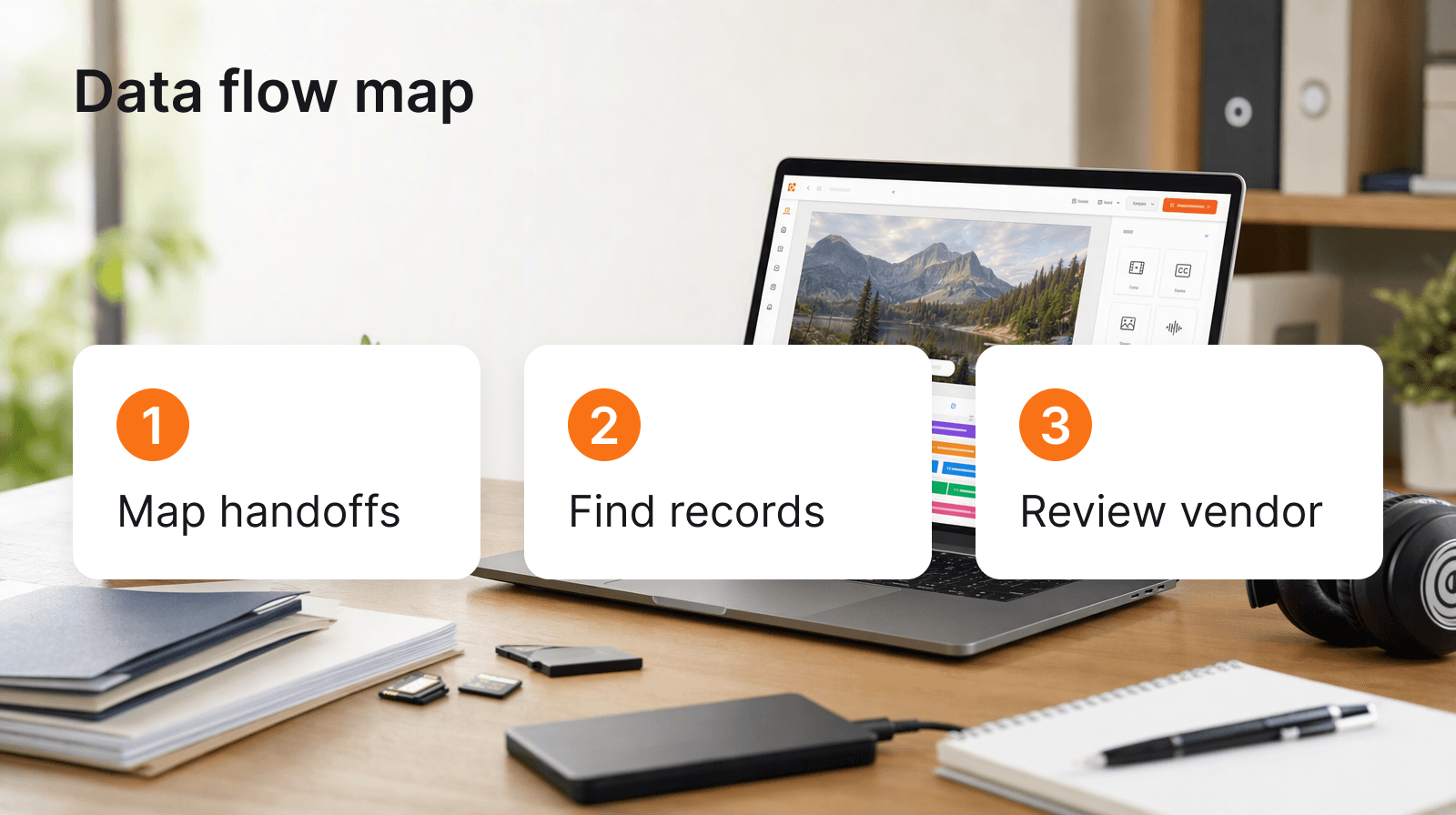 LMS, AI service, instructor review, and gradebook data handoffs in a university course workflow