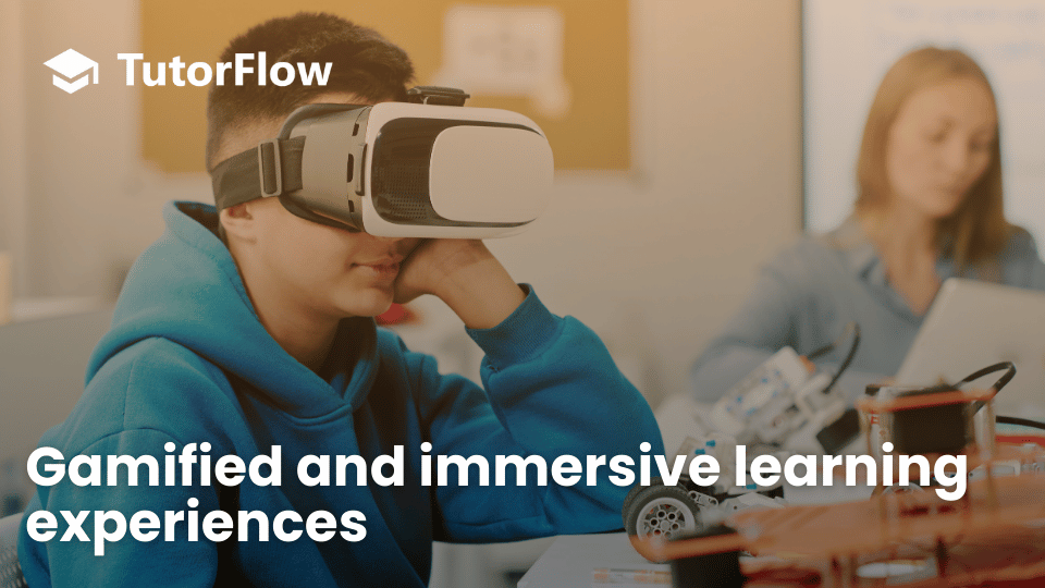 Students collaborating in VR and gamified environments