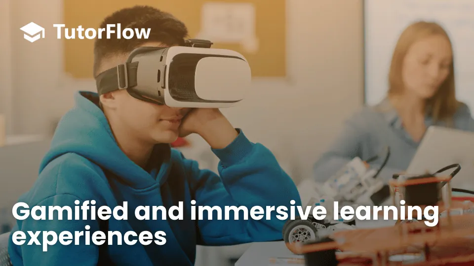 Students collaborating in VR and gamified environments