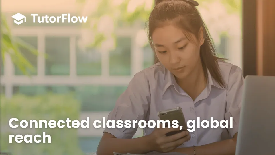 Students collaborating online across devices