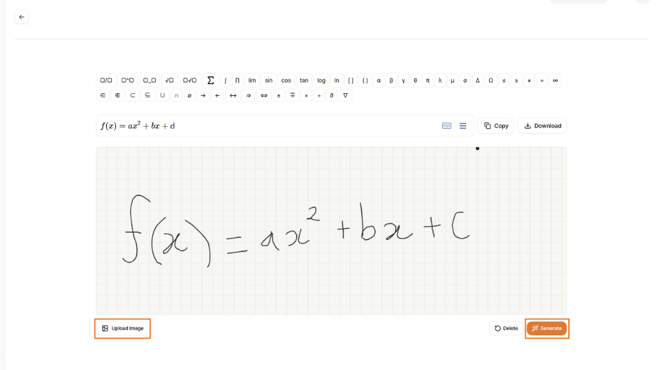 TutorFlow OCR Interface Screenshot