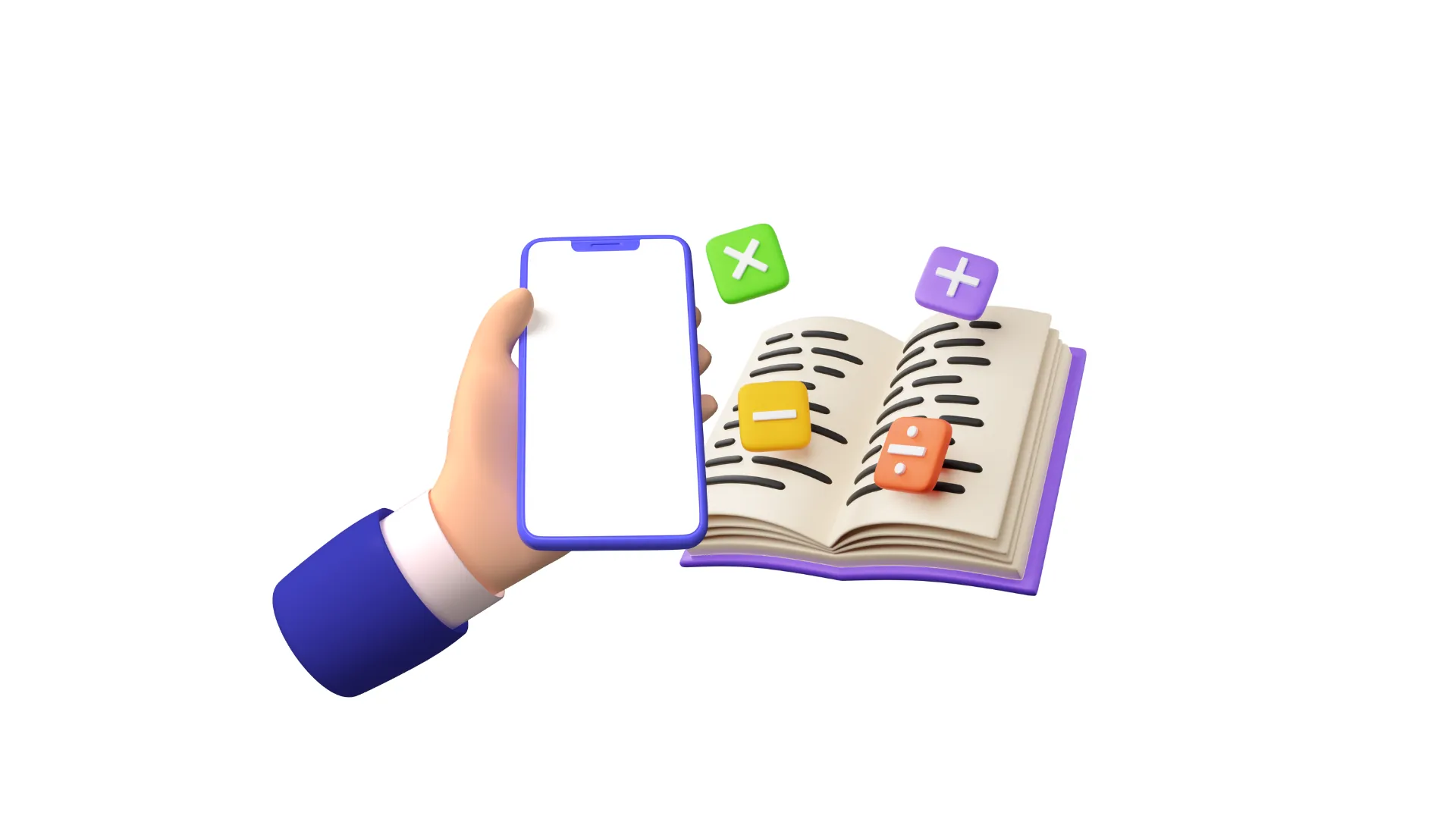 Scanning handwritten math notes with a smartphone using Math OCR technology for digital classroom conversion