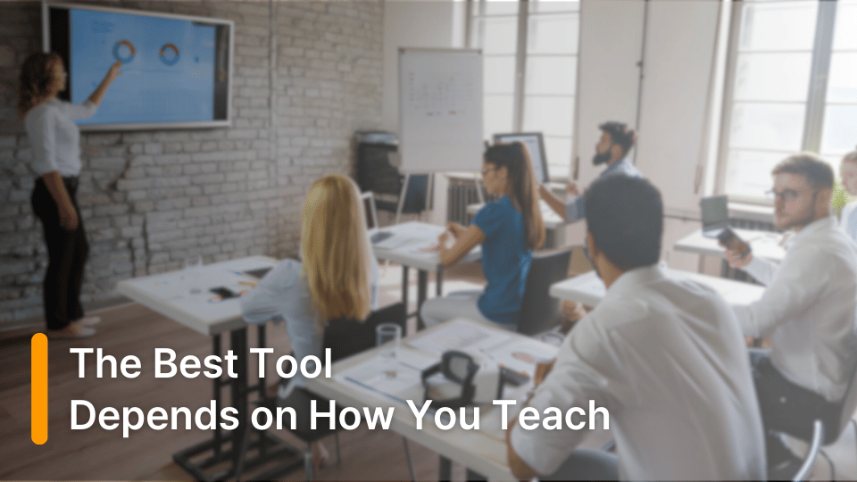 Educators discussing AI teaching platforms and educational technology tools for modern classrooms